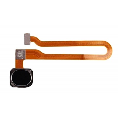 Fingerprint Sensor Flex Cable For Oppo F5 Black By - Maxbhi Com