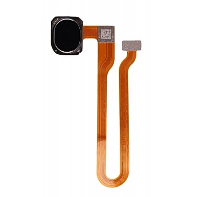 Fingerprint Sensor Flex Cable For Oppo F5 Black By - Maxbhi Com