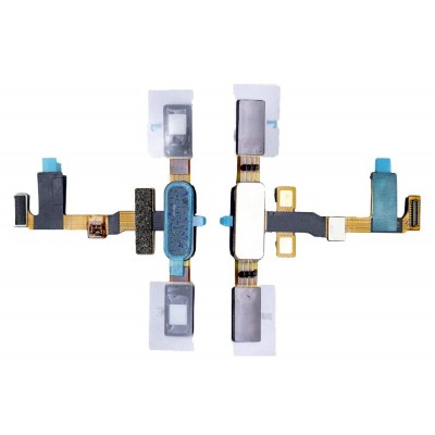 Fingerprint Sensor Flex Cable For Nokia 8 Black By - Maxbhi Com
