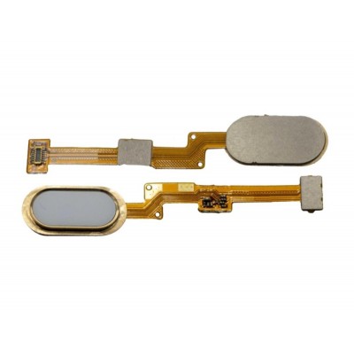 Fingerprint Sensor Flex Cable For Vivo Y69 White By - Maxbhi Com