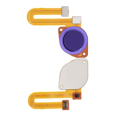 Fingerprint Sensor Flex Cable For Moto G9 Power Violet By - Maxbhi Com