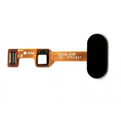 Fingerprint Sensor Flex Cable For Oppo A77 Black By - Maxbhi Com