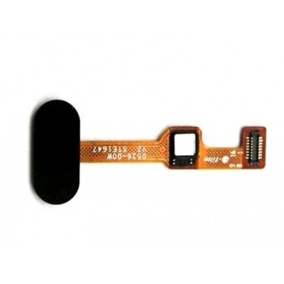 Fingerprint Sensor Flex Cable For Oppo A77 Black By - Maxbhi Com