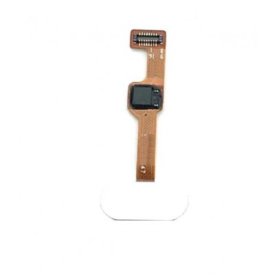 Fingerprint Sensor Flex Cable For Oppo A77 White By - Maxbhi Com