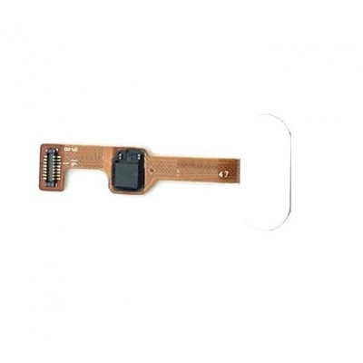 Fingerprint Sensor Flex Cable For Oppo A77 White By - Maxbhi Com
