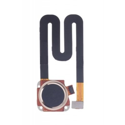 Fingerprint Sensor Flex Cable For Motorola Moto E5 Plus Blue By - Maxbhi Com