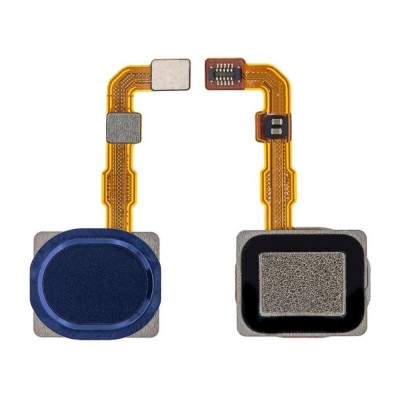 Fingerprint Sensor Flex Cable For Samsung Galaxy A20s White By - Maxbhi Com