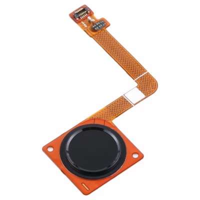 Fingerprint Sensor Flex Cable For Motorola Moto G7 Black By - Maxbhi Com