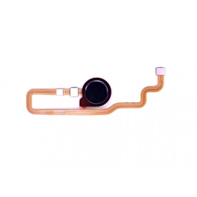 Fingerprint Sensor Flex Cable For Huawei Honor 8c Black By - Maxbhi Com