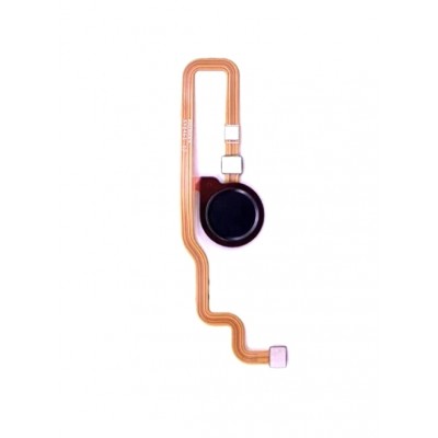 Fingerprint Sensor Flex Cable For Huawei Honor 8c Black By - Maxbhi Com