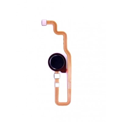 Fingerprint Sensor Flex Cable For Huawei Honor 8c Black By - Maxbhi Com