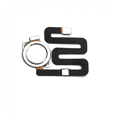 Fingerprint Sensor Flex Cable For Motorola One P30 Play White By - Maxbhi Com