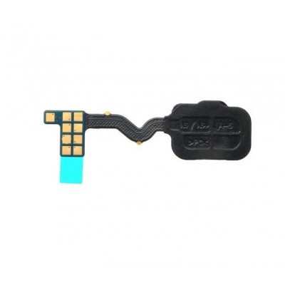 Fingerprint Sensor Flex Cable For Samsung Galaxy A6 Black By - Maxbhi Com