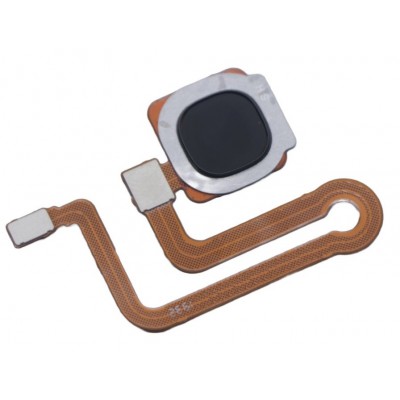 Fingerprint Sensor Flex Cable For Vivo U20 Black By - Maxbhi Com