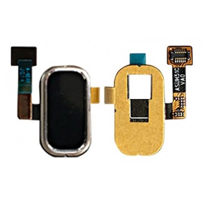 Fingerprint Sensor Flex Cable For Asus Zenfone 3 Ze552kl Black By - Maxbhi Com