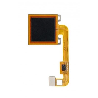 Fingerprint Sensor Flex Cable For Xiaomi Redmi Note 4 Mediatek Black By - Maxbhi Com