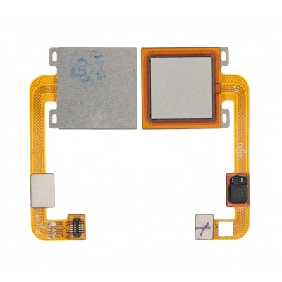 Fingerprint Sensor Flex Cable For Xiaomi Redmi Note 4 Mediatek White By - Maxbhi Com