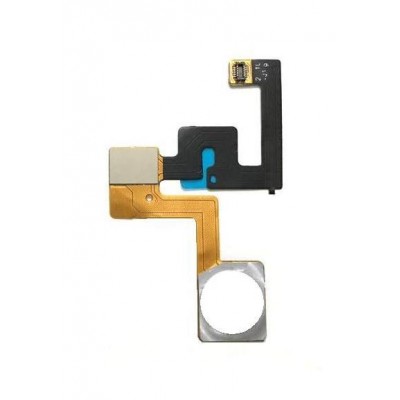 Fingerprint Sensor Flex Cable For Nokia 7 White By - Maxbhi Com
