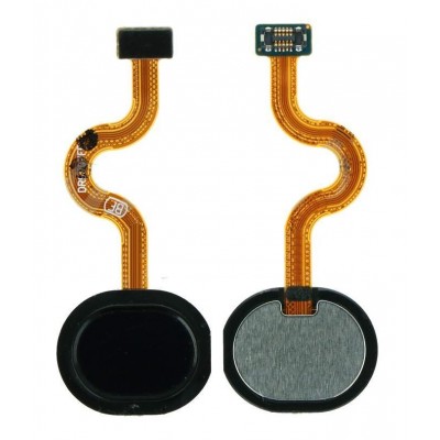 Fingerprint Sensor Flex Cable For Samsung Galaxy A60 Black By - Maxbhi Com
