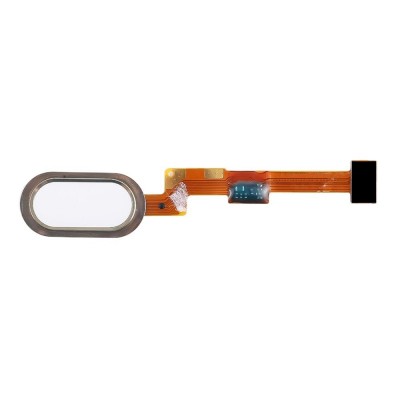 Fingerprint Sensor Flex Cable For Vivo Y67 White By - Maxbhi Com