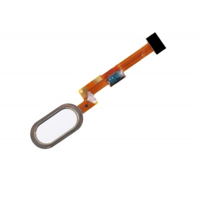 Fingerprint Sensor Flex Cable For Vivo Y67 White By - Maxbhi Com