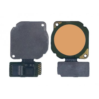 Fingerprint Sensor Flex Cable For Huawei Y6 2019 Brown By - Maxbhi Com