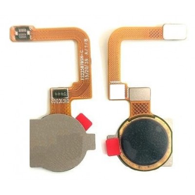 Fingerprint Sensor Flex Cable For Realme 7i Black By - Maxbhi Com