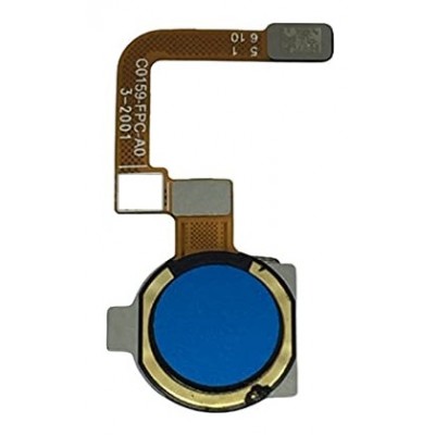Fingerprint Sensor Flex Cable For Realme 7i Blue By - Maxbhi Com