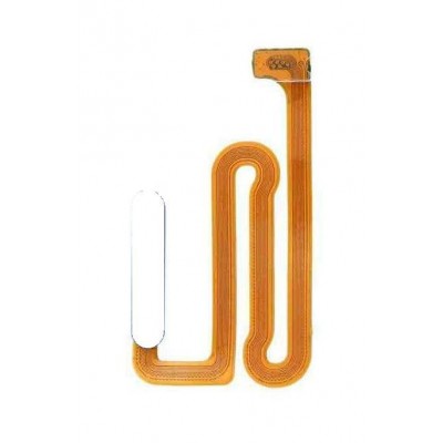 Fingerprint Sensor Flex Cable For Samsung Galaxy A12 White By - Maxbhi Com