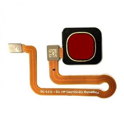 Fingerprint Sensor Flex Cable For Vivo Y11 2019 Black By - Maxbhi Com