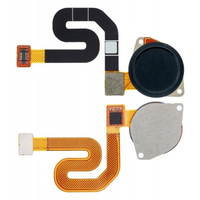 Fingerprint Sensor Flex Cable For Motorola Moto G7 Power Black By - Maxbhi Com