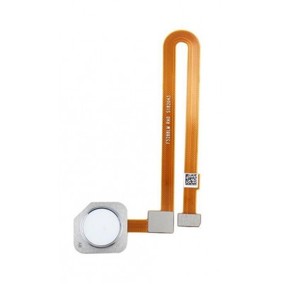 Fingerprint Sensor Flex Cable For Xiaomi Mi 8 White By - Maxbhi Com