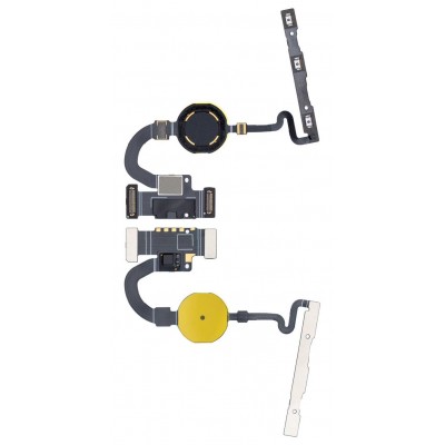 Fingerprint Sensor Flex Cable For Google Pixel 5 Black By - Maxbhi Com