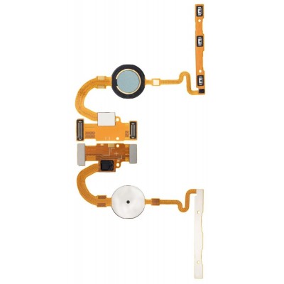 Fingerprint Sensor Flex Cable For Google Pixel 5 Grey Green By - Maxbhi Com