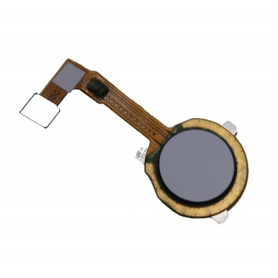 Fingerprint Sensor Flex Cable For Oppo A15 White By - Maxbhi Com