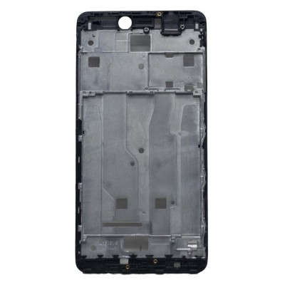 Lcd Frame Middle Chassis For Xiaomi Redmi Note 4x Black By - Maxbhi Com