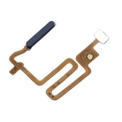 Fingerprint Sensor Flex Cable For Realme Narzo 30 Black By - Maxbhi Com