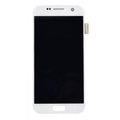 Lcd With Touch Screen For Samsung Galaxy S7 64gb White By - Maxbhi Com