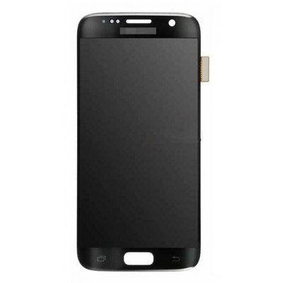 Lcd With Touch Screen For Samsung Galaxy S7 Black By - Maxbhi Com