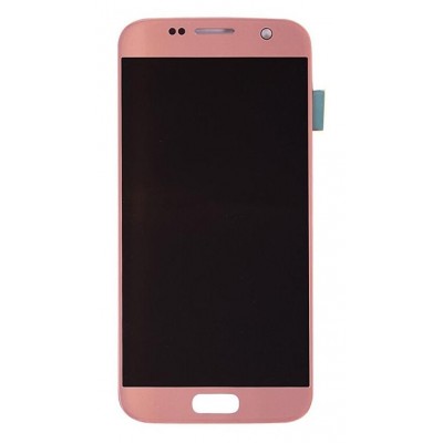 Lcd With Touch Screen For Samsung Galaxy S7 Pink Gold By - Maxbhi Com