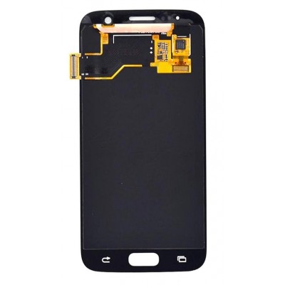Lcd With Touch Screen For Samsung Galaxy S7 White By - Maxbhi Com