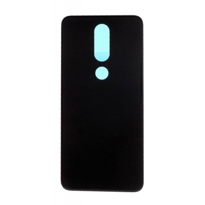 Back Panel Cover For Nokia 6 1 Plus Black - Maxbhi Com