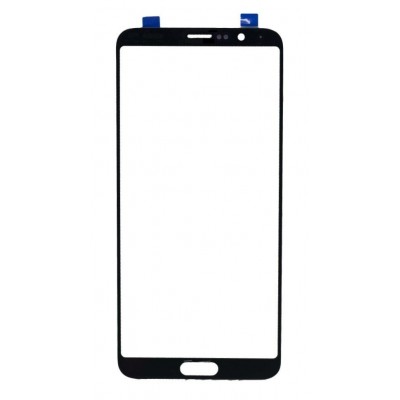 Replacement Front Glass For Huawei Honor View 10 Black By - Maxbhi Com