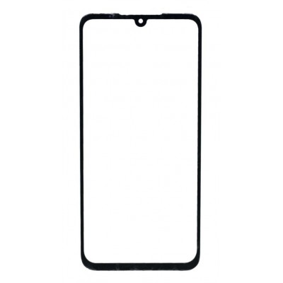 Replacement Front Glass For Lg G8x Thinq Black By - Maxbhi Com