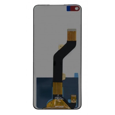 Lcd With Touch Screen For Infinix Hot 10 Black By - Maxbhi Com