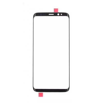 Replacement Front Glass For Samsung Galaxy S8 Black By - Maxbhi Com