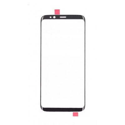 Replacement Front Glass For Samsung Galaxy S8 Black By - Maxbhi Com