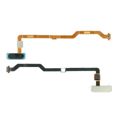 Fingerprint Sensor Flex Cable For Huawei Mediapad M5 Lite Grey By - Maxbhi Com