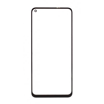 Replacement Front Glass For Realme X7 Blue By - Maxbhi Com