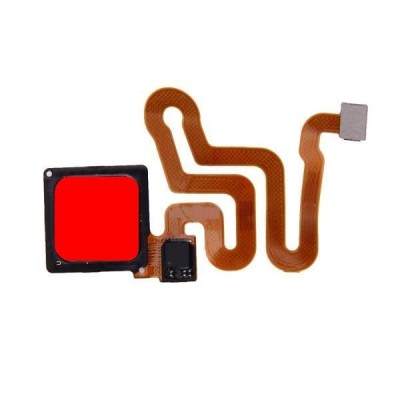 Fingerprint Sensor Flex Cable For Huawei P9 Red By - Maxbhi Com